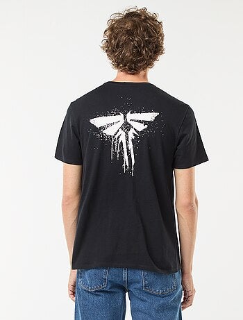 T-shirt 'The Last of Us' de manga curta com estampado frente/verso