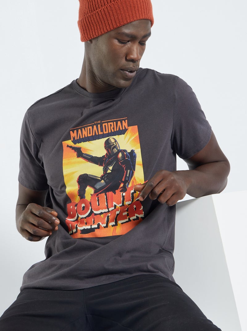 T-shirt 'The Mandalorian' 'Disney' PRETO - Kiabi