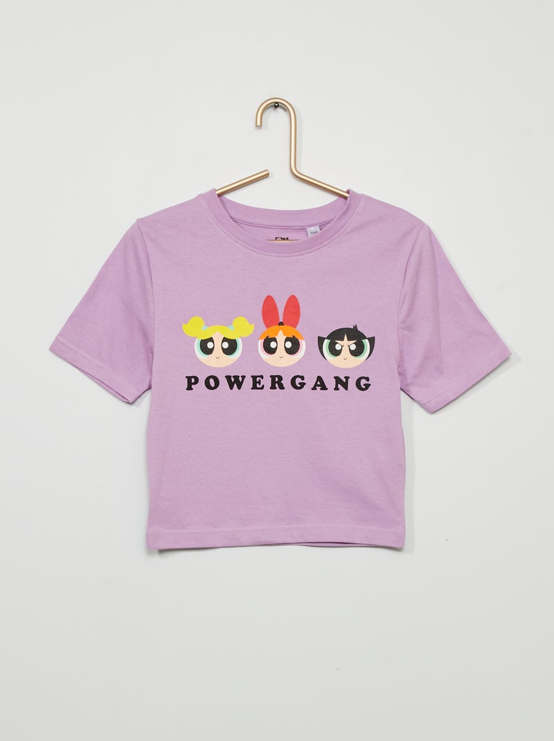 T-shirt 'The Powerpuff Girls' em jersey VIOLETA - Kiabi