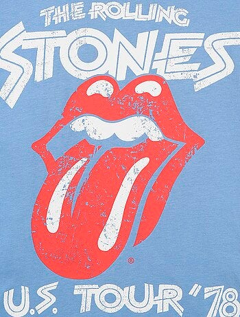 T-shirt 'The Rolling Stone' de manga curta