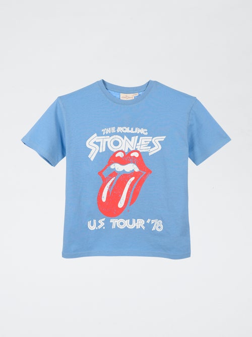 T-shirt 'The Rolling Stone' de manga curta - Kiabi