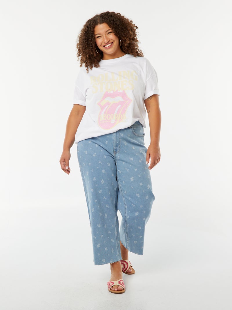 T-shirt 'The Rolling Stones' BRANCO - Kiabi