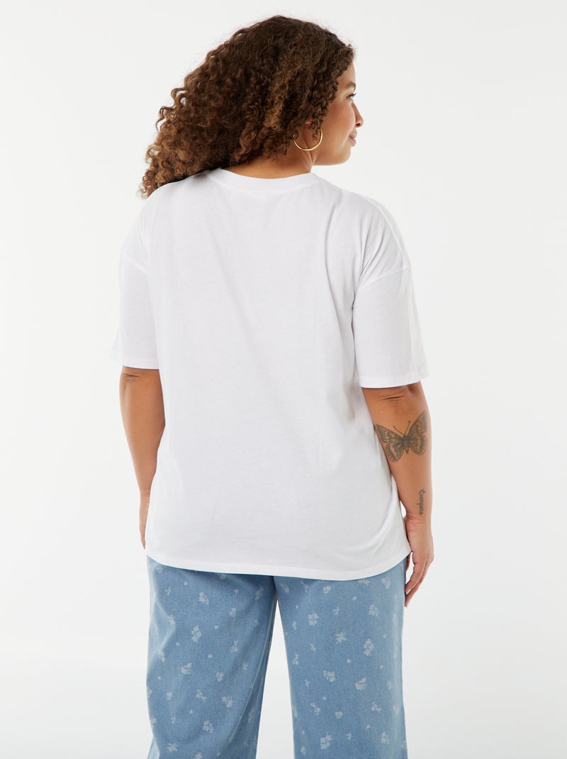 T-shirt 'The Rolling Stones' BRANCO - Kiabi