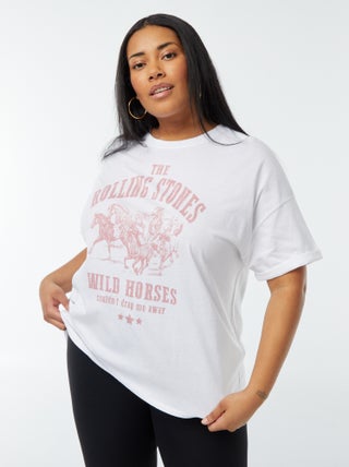 T-shirt 'The Rolling Stones' de manga curta