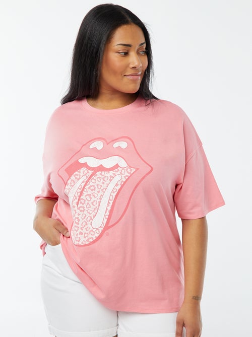 T-shirt 'The Rolling Stones' de manga curta - Kiabi