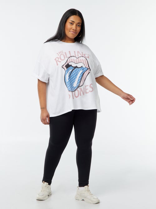 T-shirt 'The Rolling Stones' de manga curta - Kiabi