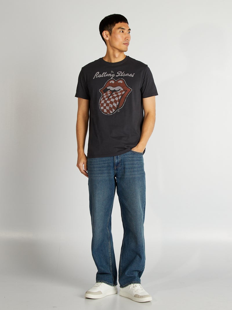 T-shirt 'The Rolling Stones' PRETO - Kiabi