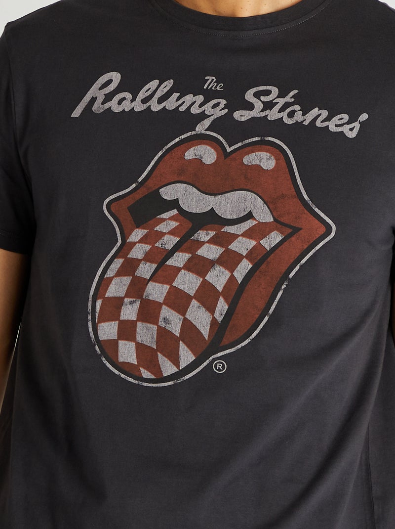 T-shirt 'The Rolling Stones' PRETO - Kiabi