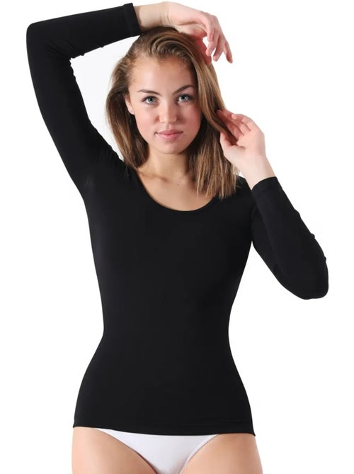 T-shirt thermo emagrecedor de mangas compridas - Kiabi T-shirt thermo emagrecedor de mangas compridas - Kiabi