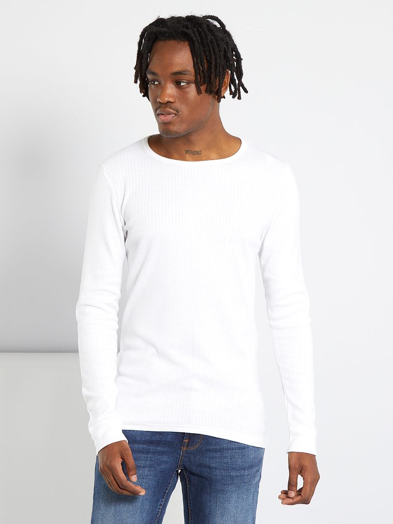 T-shirt Thermolactyl 'Damart' Branco - Kiabi