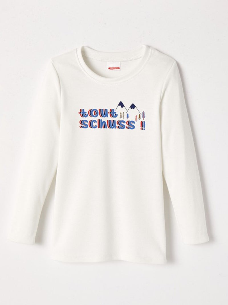 T-shirt Thermolactyl 'Damart' BRANCO - Kiabi