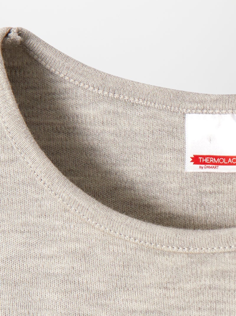 T-shirt thermolactyl 'Damart' CINZA - Kiabi