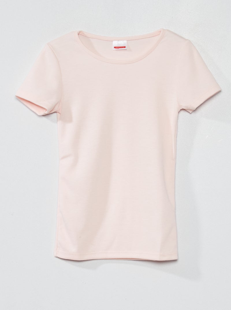 T-shirt Thermolactyl Damart nível 3 Rosa - Kiabi