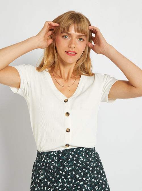 T-shirt tipo colete - Kiabi