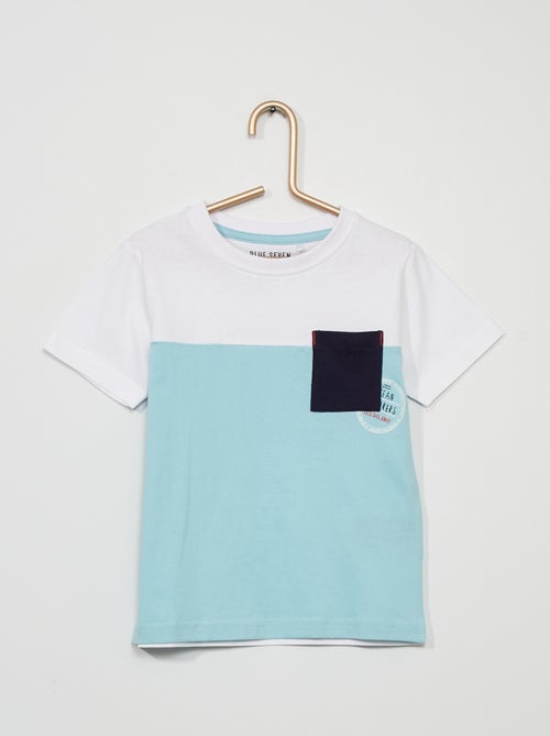 T-shirt tipo color block - Kiabi