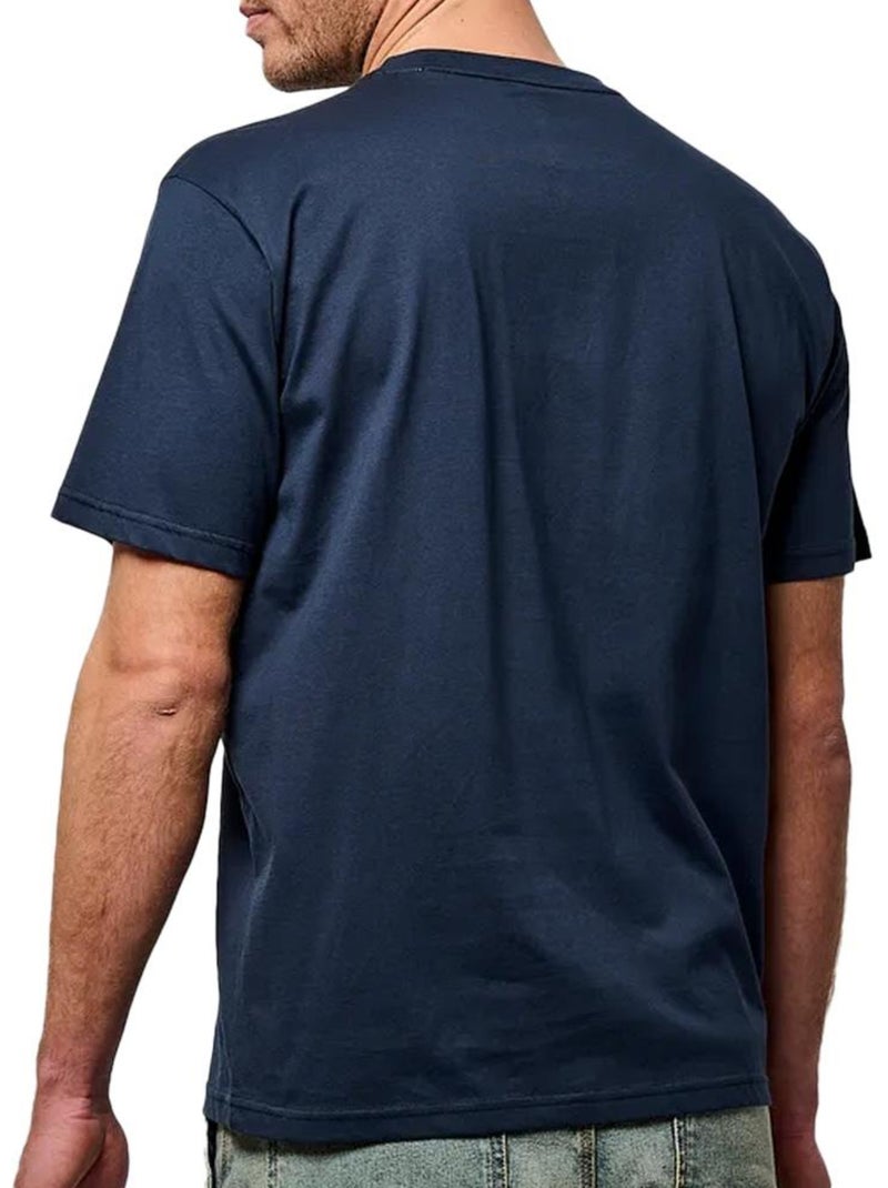 T-shirt Toky Kaporal para Homem Azul Marinho Azul-marinho - Kiabi