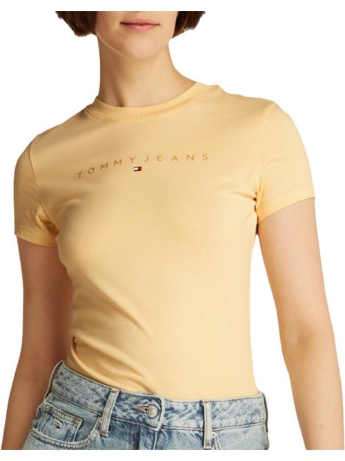 T-shirt Tommy Hilfiger Amarelo-Noite para Mulher - Kiabi T-shirt Tommy Hilfiger Amarelo-Noite para Mulher - Kiabi