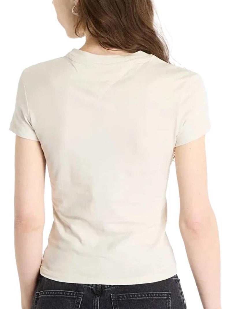 T-shirt Tommy Hilfiger Azul-Escuro para Mulher Branco - Kiabi