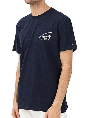 T-Shirt Tommy Hilfiger Branco para Homem com Logótipo nas Costas