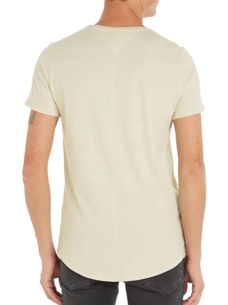 T-shirt tommy hilfiger bege jaspe para homem Bege - Kiabi
