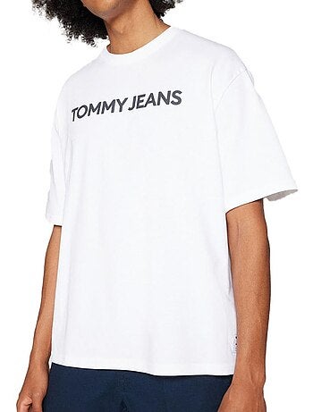 T-shirt tommy hilfiger branco para homem