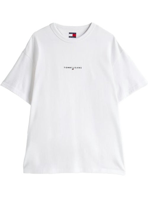 T-Shirt Tommy Hilfiger Branco para Homem Linear0 - Kiabi