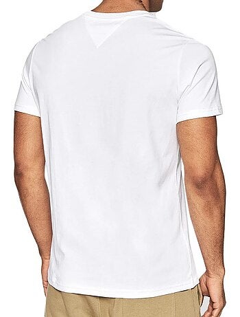 T-shirt tommy hilfiger branco para homem um0um03196