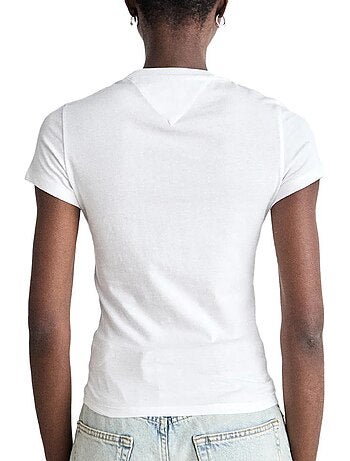T-shirt Tommy Hilfiger Branco para Mulher Tjw