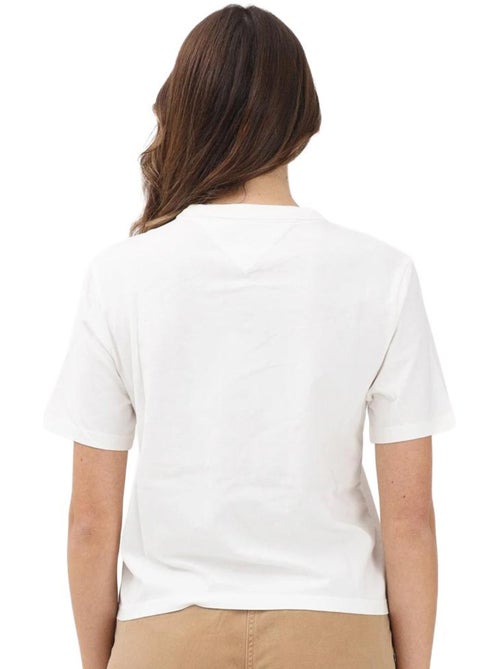 T-shirt Tommy Hilfiger Branco para Mulher Tjw Bxy Badge - Kiabi T-shirt Tommy Hilfiger Branco para Mulher Tjw Bxy Badge - Kiabi