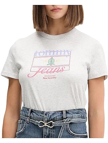 T-shirt Tommy Hilfiger Cinzenta para Mulher DW0DW21533