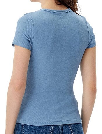 T-shirt Tommy Hilfiger Rosa com Crachá para Mulher