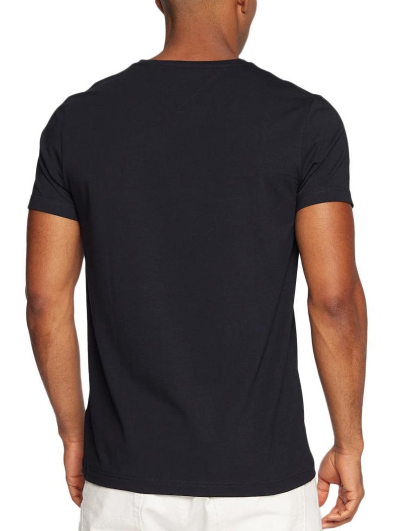 T-shirt Tommy Hilfiger Core Stretch Slim Fit para Homem Azul-marinho - Kiabi