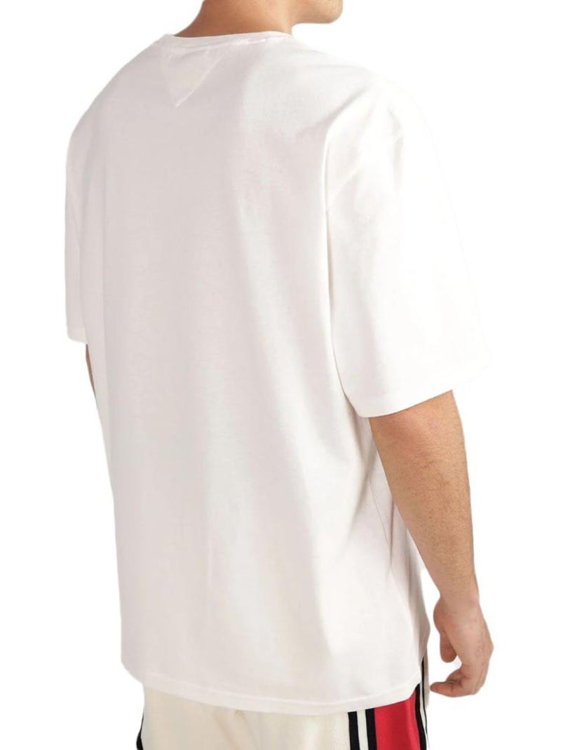 T-shirt Tommy Hilfiger Crest Varsity Branco para Homem Branco - Kiabi