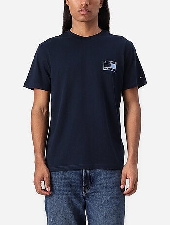 T-shirt tommy hilfiger de homem azul-marinho