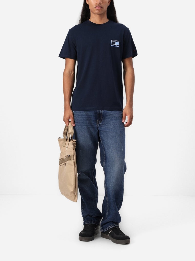 T-shirt tommy hilfiger de homem azul-marinho Azul - Kiabi