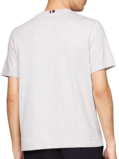 T-shirt Tommy Hilfiger de Homem com Bolso Cinzenta - Kiabi