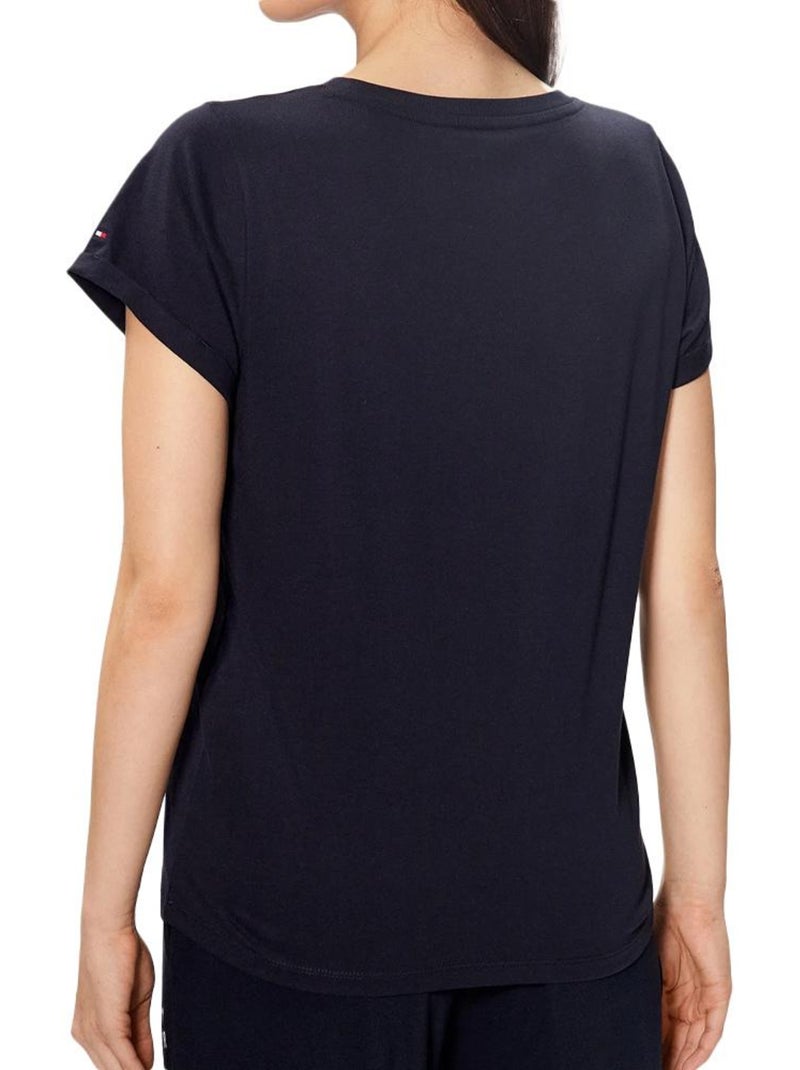 T-shirt tommy hilfiger de manga comprida para mulher Azul - Kiabi
