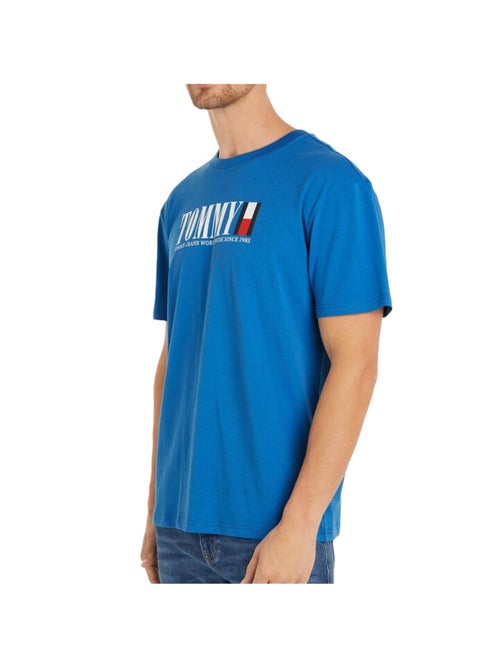 T-shirt Tommy Hilfiger DNA Azul para Homem - Kiabi