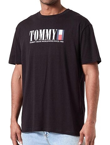 T-shirt Tommy Hilfiger DNA Preto para Homem