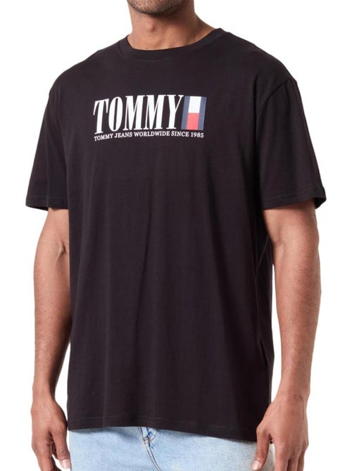 T-shirt Tommy Hilfiger DNA Preto para Homem - Kiabi T-shirt Tommy Hilfiger DNA Preto para Homem - Kiabi