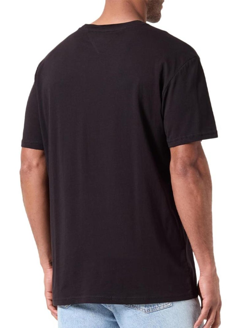 T-shirt Tommy Hilfiger DNA Preto para Homem Preto - Kiabi