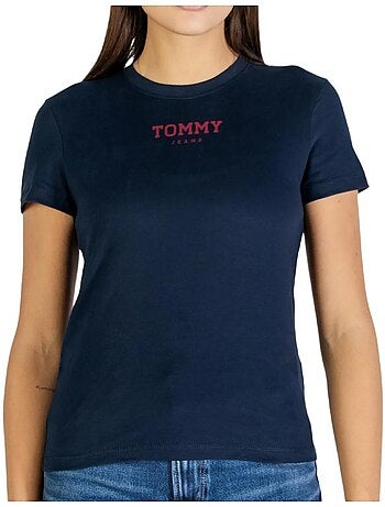 T-shirt Tommy Hilfiger Essencial Branco para Mulher