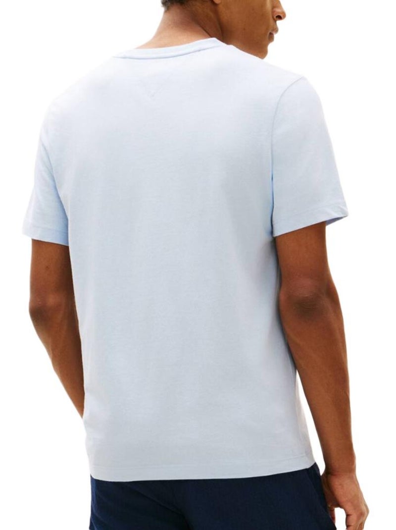 T-shirt tommy hilfiger essential azul para homem Azul - Kiabi