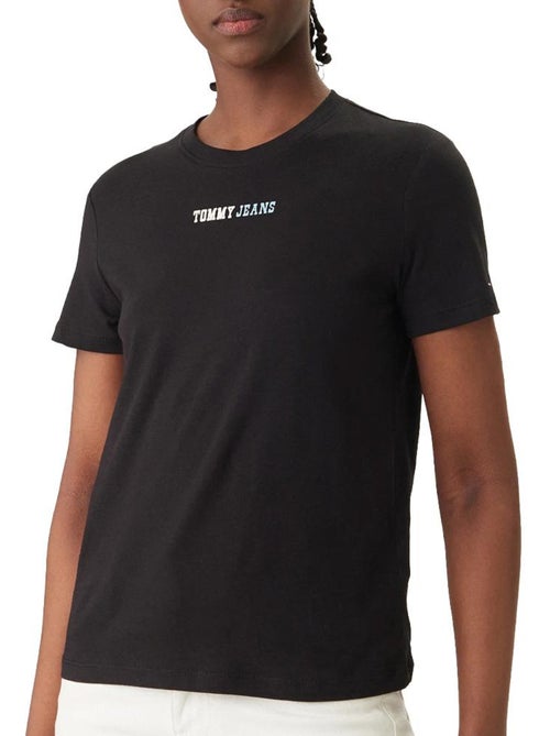 T-shirt tommy hilfiger essential preto para homem - Kiabi T-shirt tommy hilfiger essential preto para homem - Kiabi