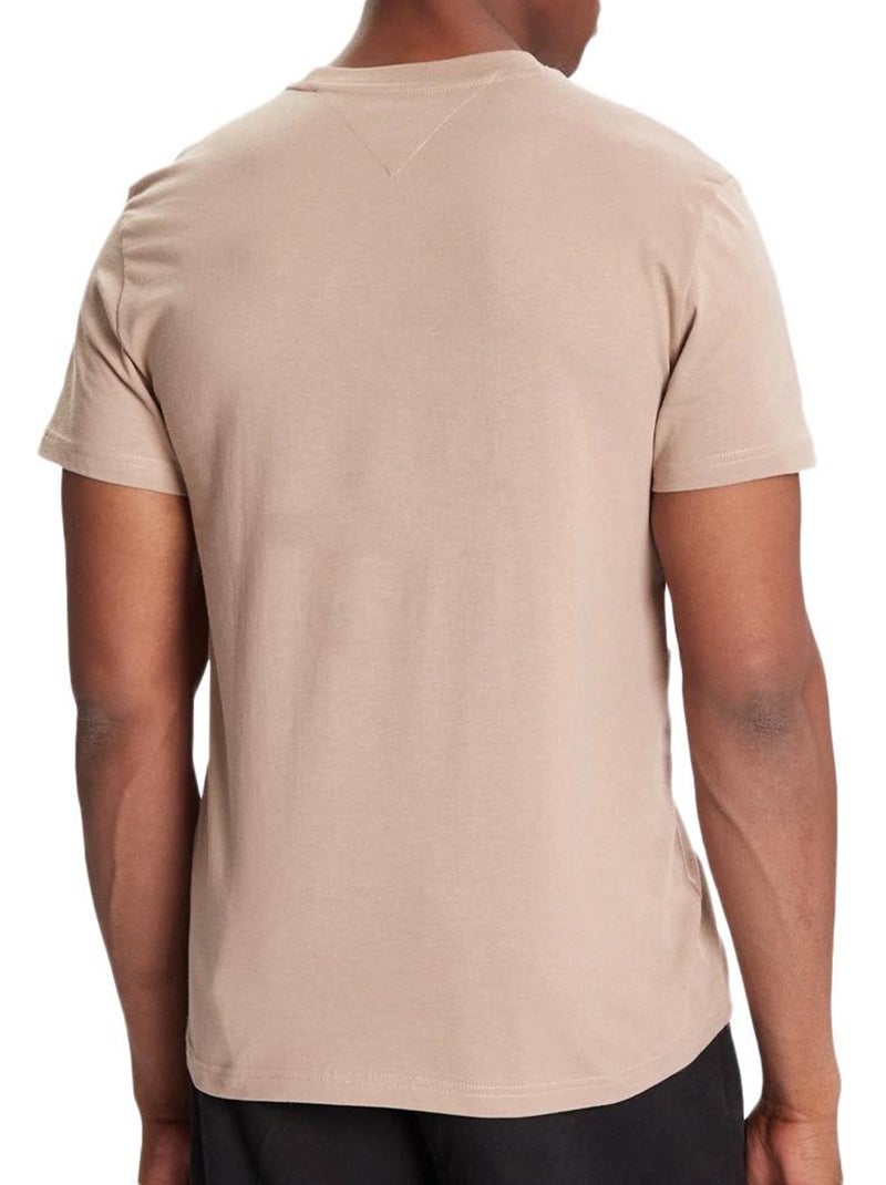T-shirt Tommy Hilfiger Flag Castanho para Homem Castanho-capuccino - Kiabi