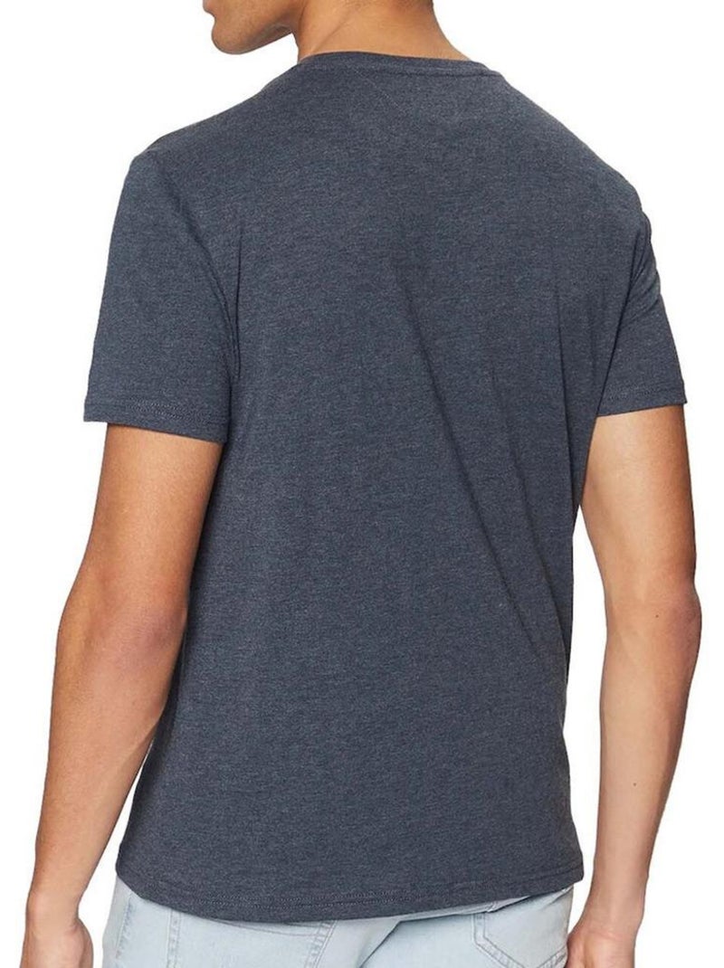 T-shirt Tommy Hilfiger Jaspe Azul-Marinho para Homem Azul-marinho - Kiabi