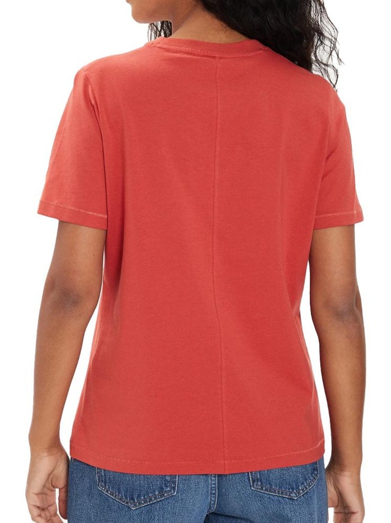 T-shirt Tommy Hilfiger Laranja para Mulher Corte Regular Moderno Laranja - Kiabi