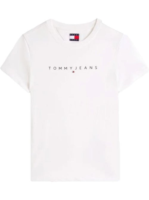 T-shirt tommy hilfiger linear para mulher branco - Kiabi T-shirt tommy hilfiger linear para mulher branco - Kiabi