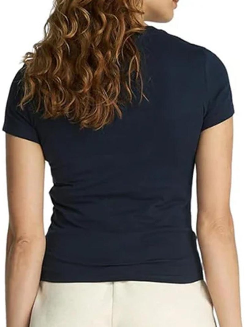 T-shirt Tommy Hilfiger Marine para Mulher Azul-Noite Azul-marinho - Kiabi