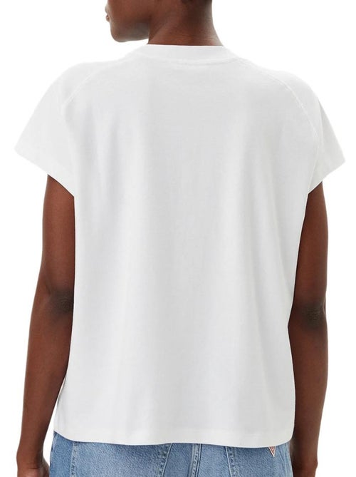 T-shirt tommy hilfiger moderno branco para mulher - Kiabi T-shirt tommy hilfiger moderno branco para mulher - Kiabi